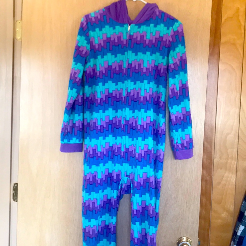 Fortnite Lama hooded warm one piece pajamas
